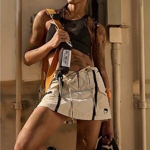 Fp movement cream moonbeam skort with Black Accents